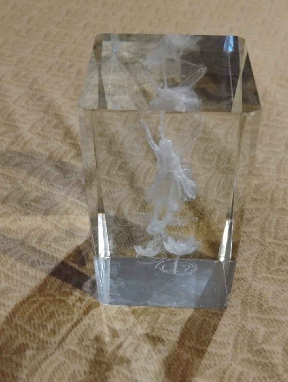 Crystal Fairy Paperweight - Clear